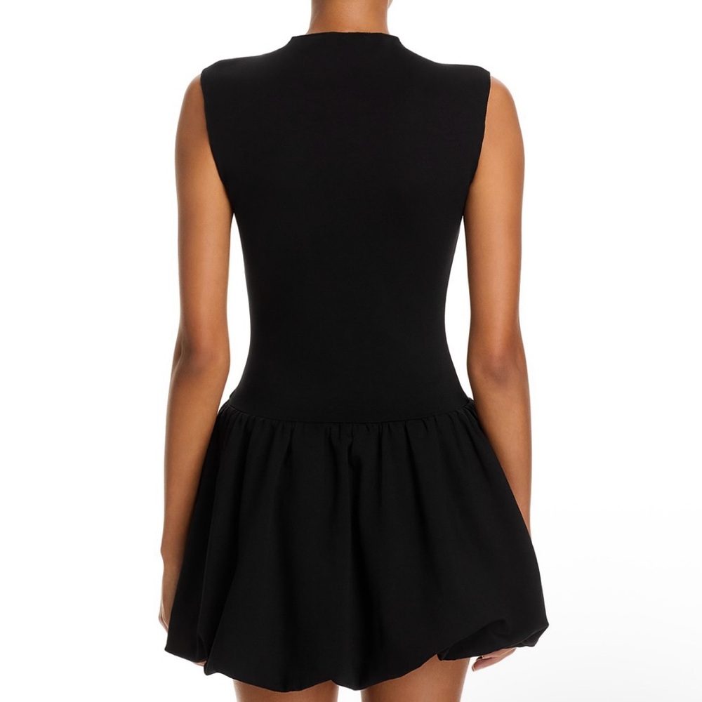 Bloomingdale's AQUA Black Mini Bubble Dress - Picture 2 of 7